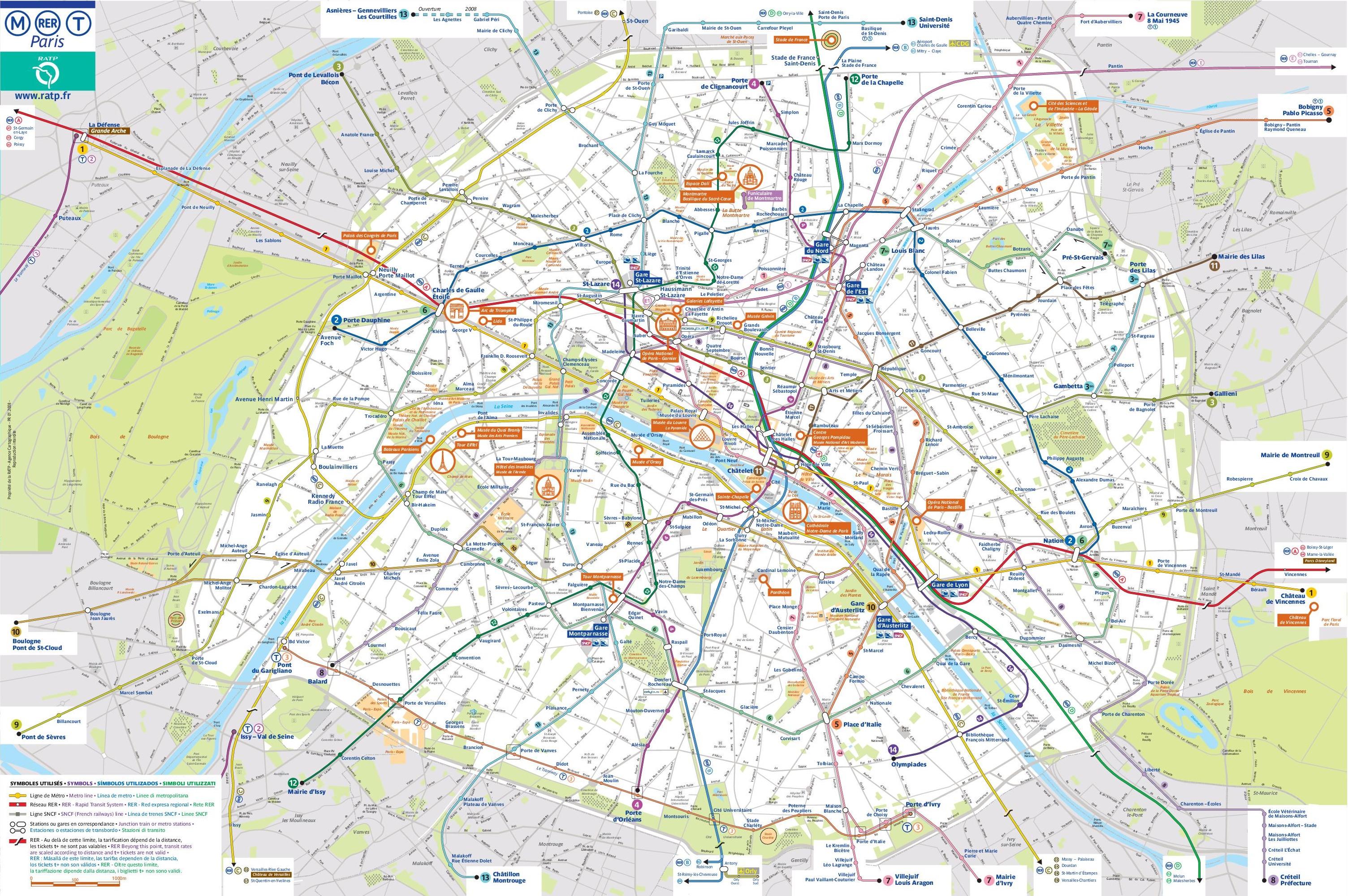 openbaar vervoer parijs dagkaart