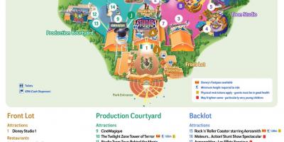 Disneyland kaart