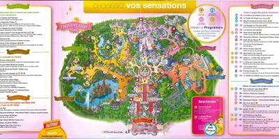 Disneyland Parijs park kaart