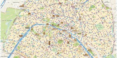 Vélib in Parijs kaart